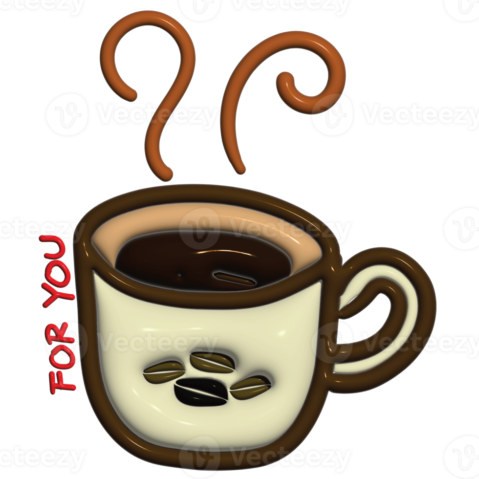 coffee cup smoke smell  3d break moring hot png