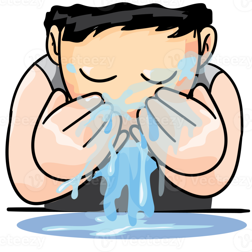 hand wash clean water soap touch face png
