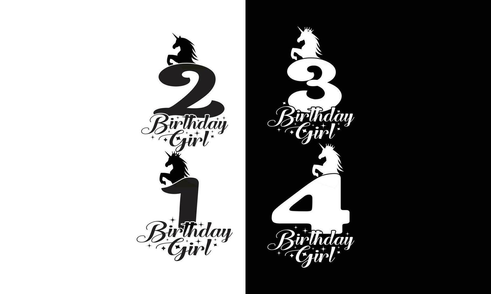 Birthday girl-Bundles, girl birthday shirt.Bundles shirt design. vector