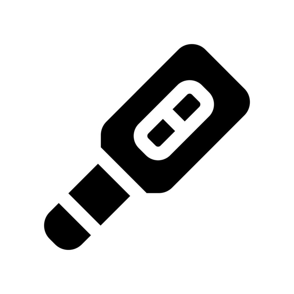 thermometer glyph icon. vector icon for your website, mobile, presentation, and logo design.