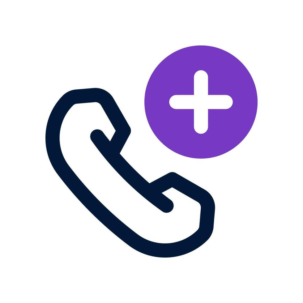 emergency call duo tone icon. vector icon for your website, mobile, presentation, and logo design.