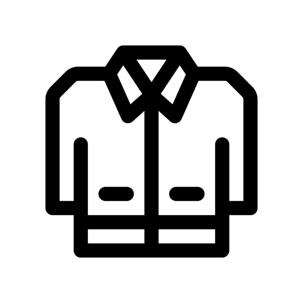 hospital coat line icon. vector icon for your website, mobile, presentation, and logo design.