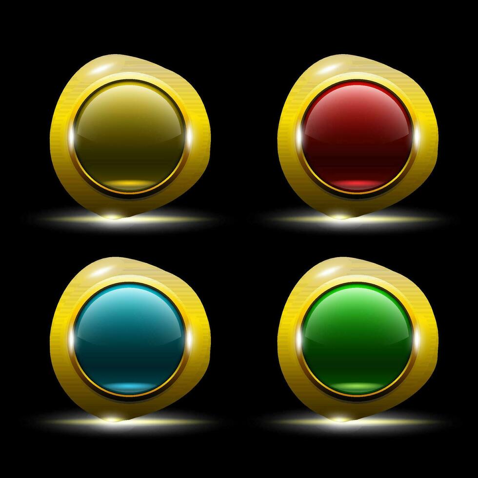 Abstract blank icon shape vector