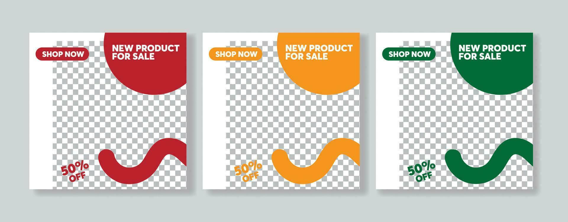 Editable minimal square banner template. Suitable for social media post and web internet ads. Vector illustration with photo college