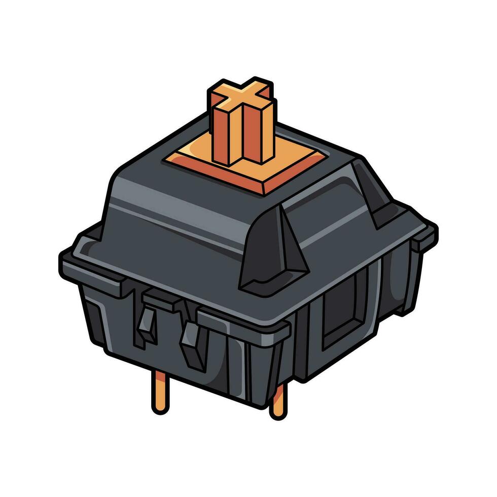 Mechanical Keyboard Switch Vector Illustration 27577662 Vector Art at Vecteezy