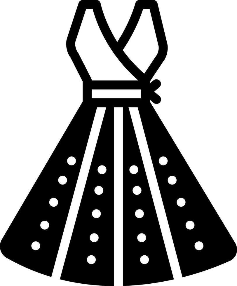 solid icon for clothing vector