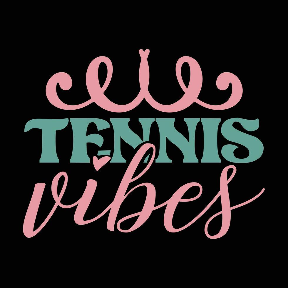 Tennis  t-shirt design file vector