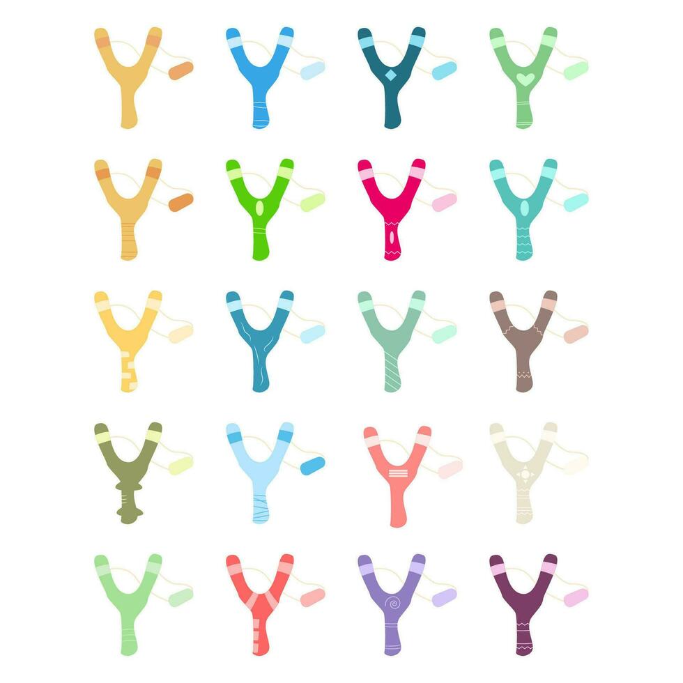 Slingshot Design. Easy To Edit. EPS 10 vector