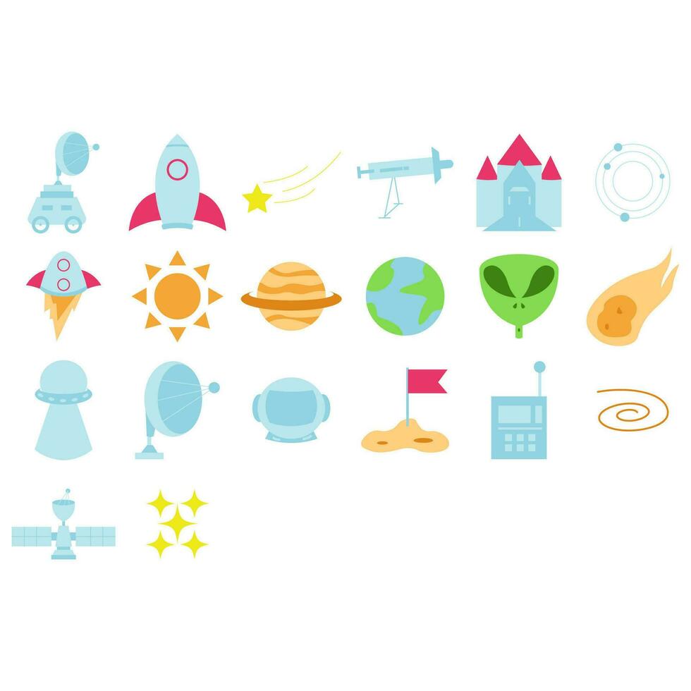 Space Element Design. Easy To Edit. EPS 10 vector