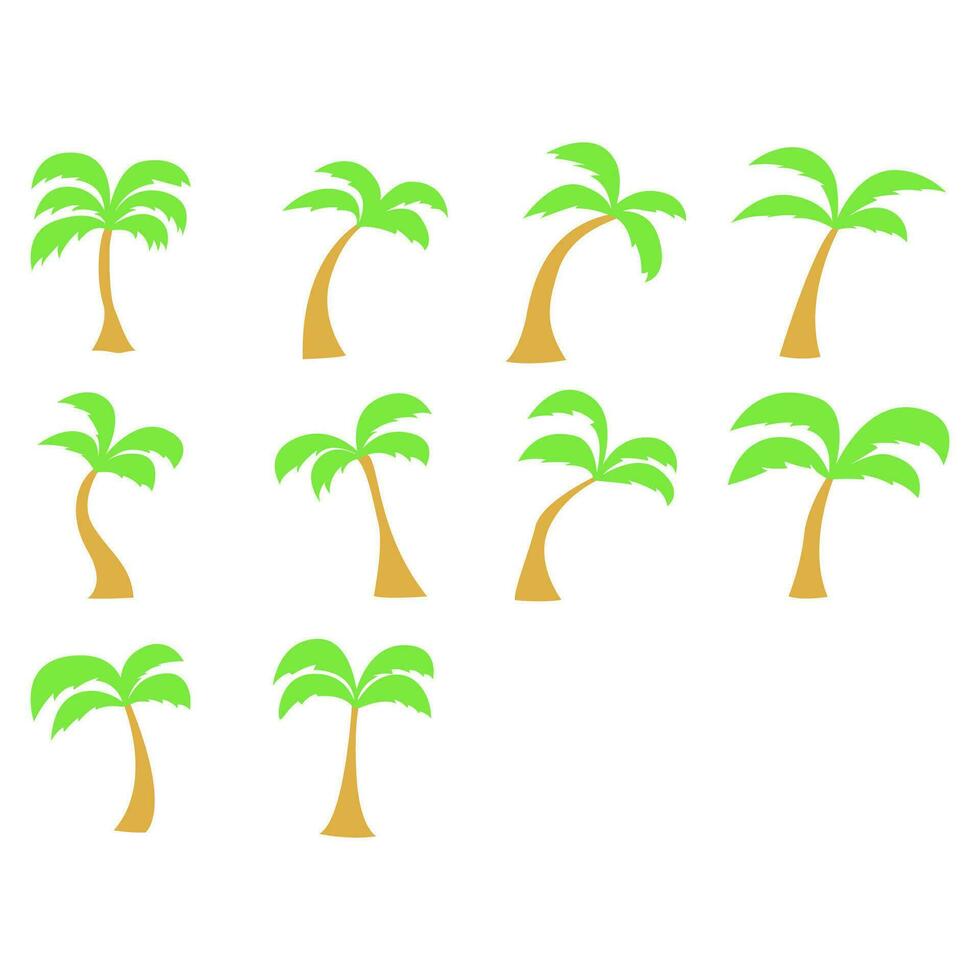 Palm Tree Design. Easy To Edit. EPS 10 vector