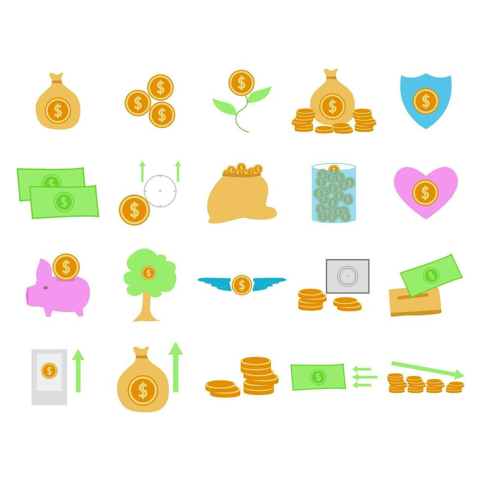 Money Element Design. Easy To Edit. EPS 10 vector