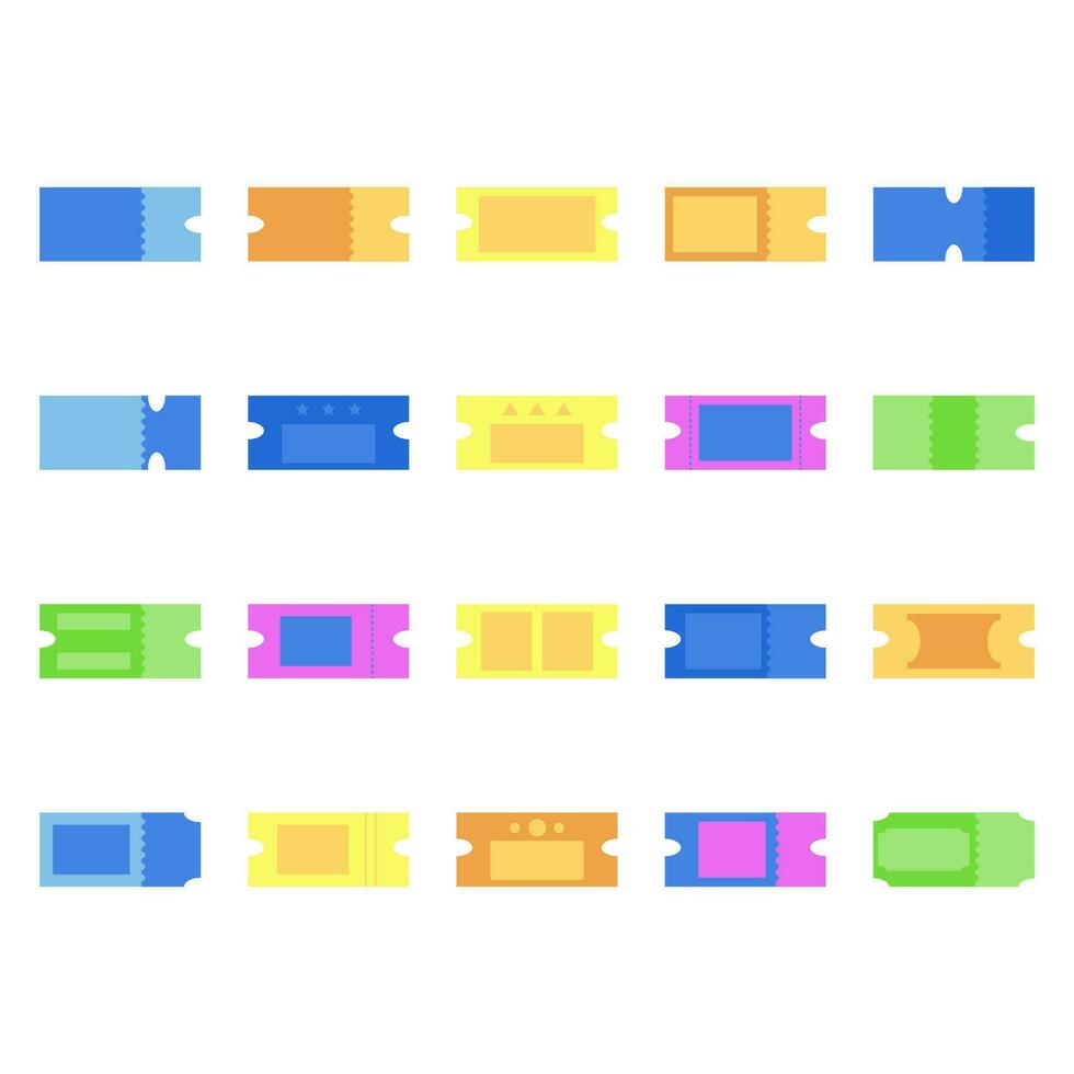Cinema Ticket Design. Easy To Edit. EPS 10 vector