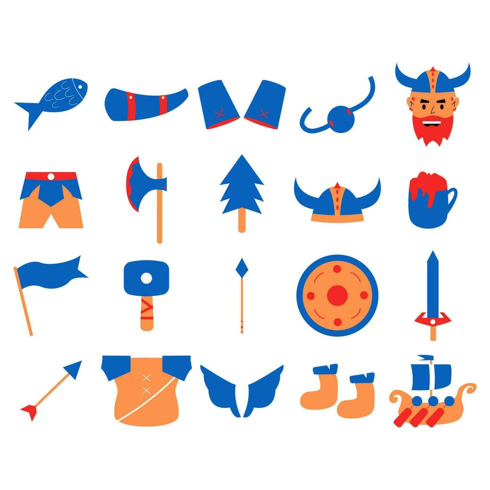 Viking Element Design. Easy To Edit. EPS 10 vector