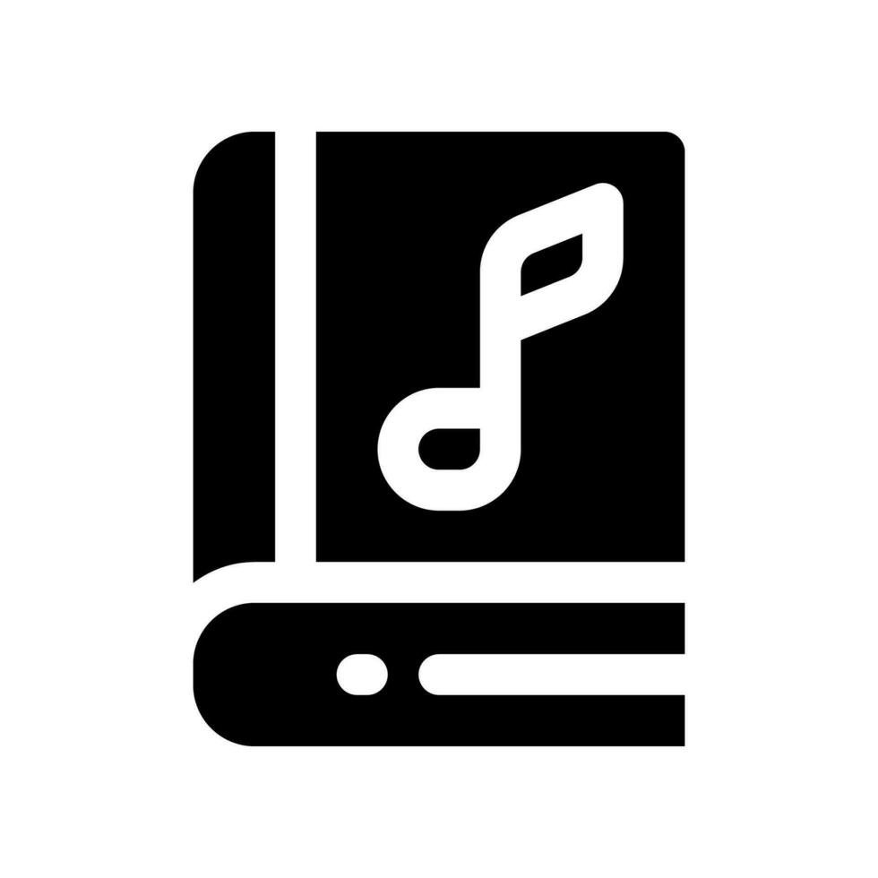 music book icon. vector icon for your website, mobile, presentation, and logo design.