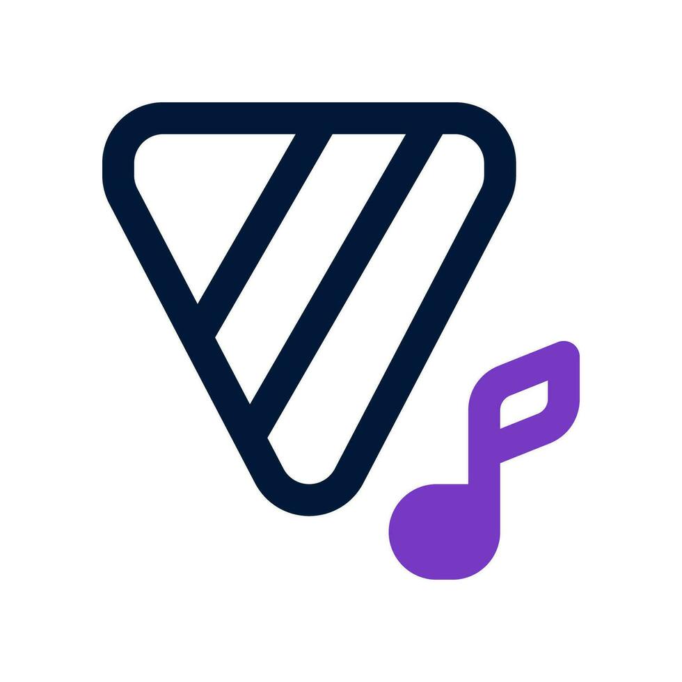 guitar pick icon. vector icon for your website, mobile, presentation, and logo design.