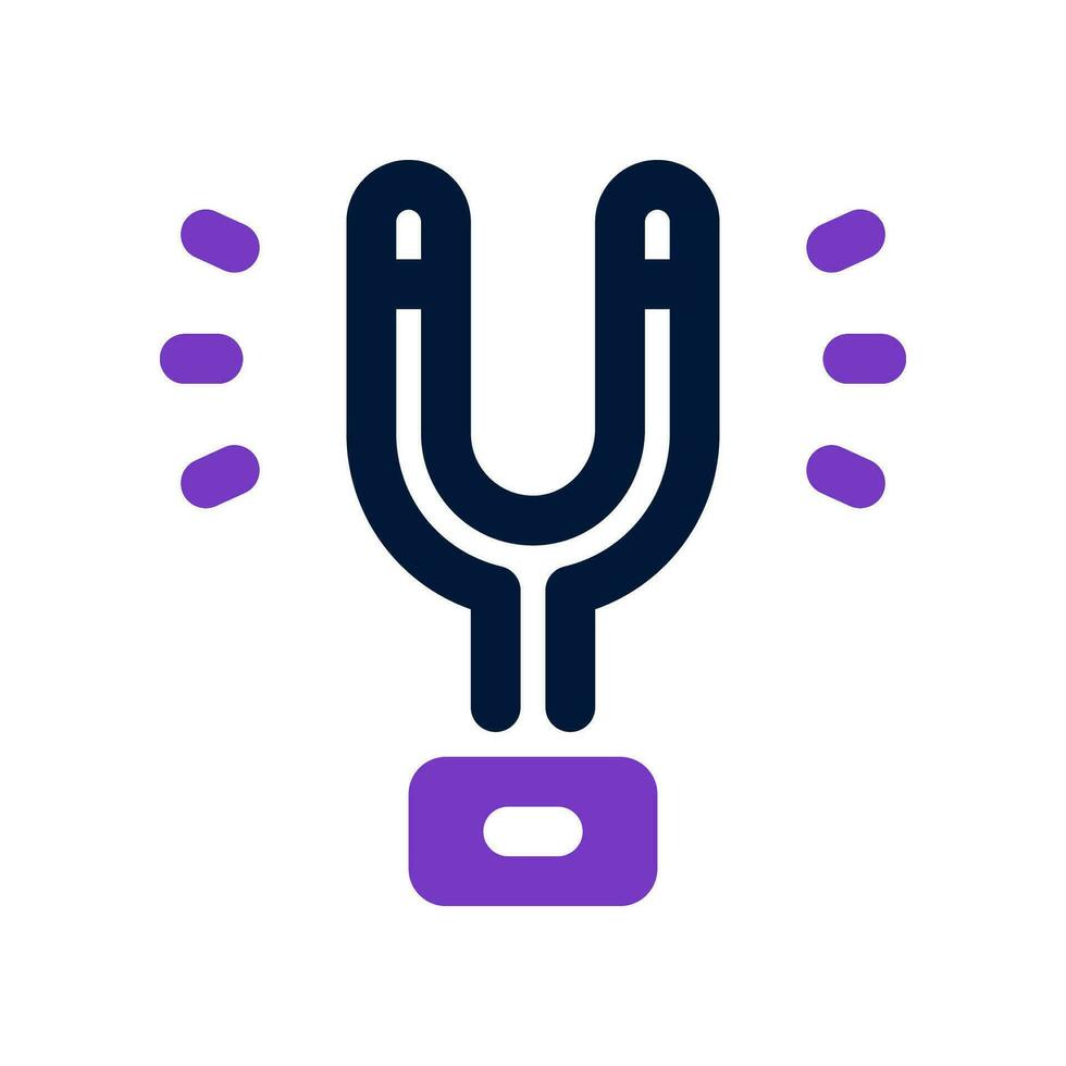 tuning fork icon. vector icon for your website, mobile, presentation, and logo design.