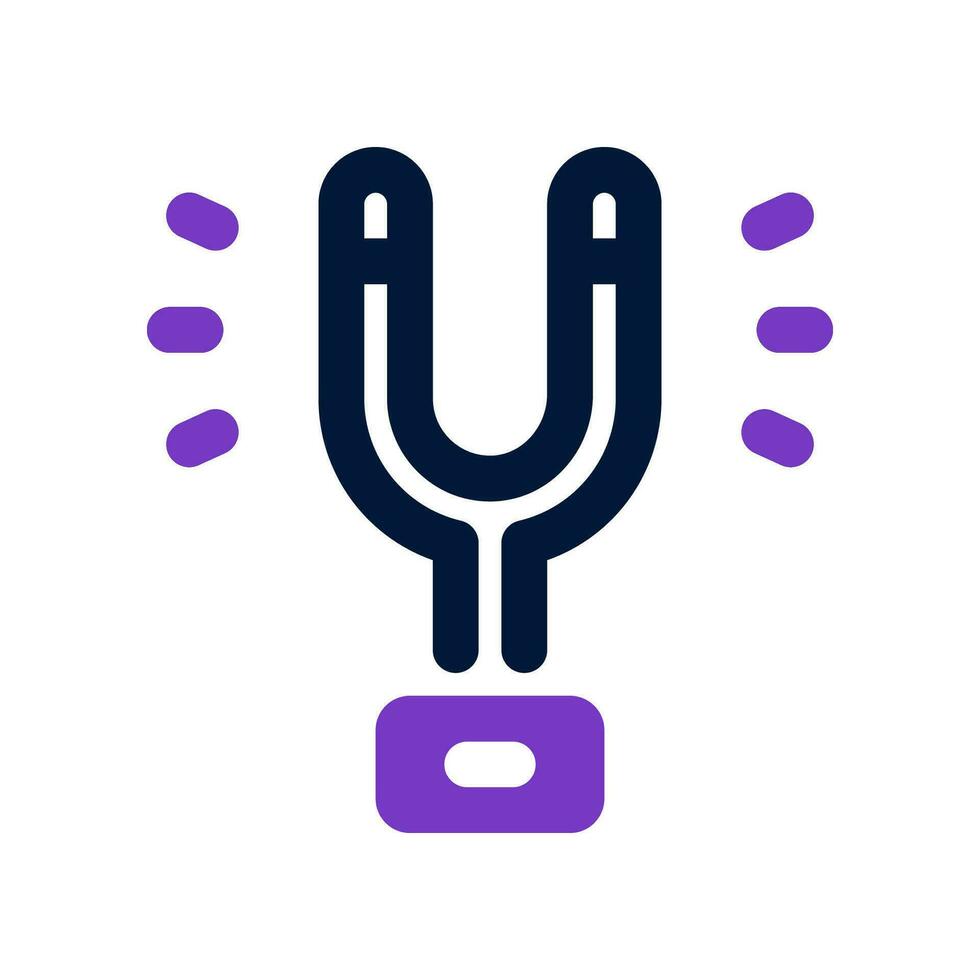 tuning fork icon. vector icon for your website, mobile, presentation, and logo design.