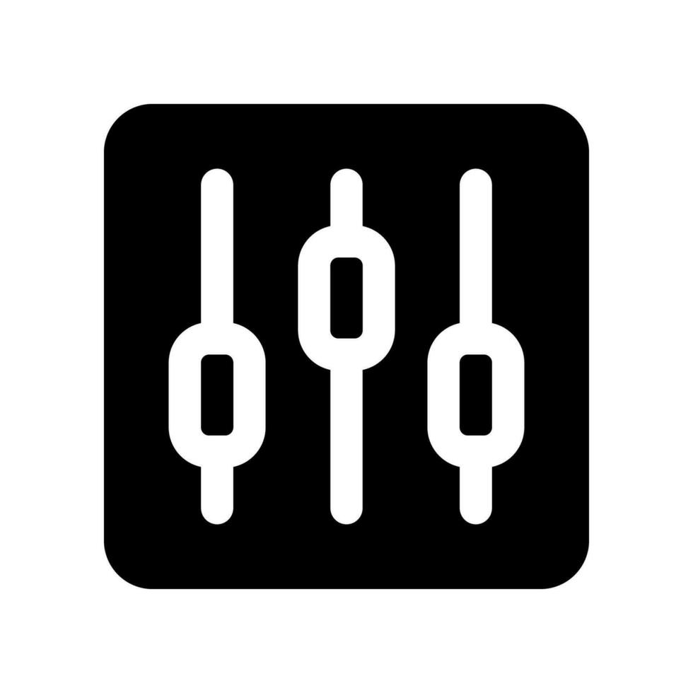 equalizer icon. vector icon for your website, mobile, presentation, and logo design.