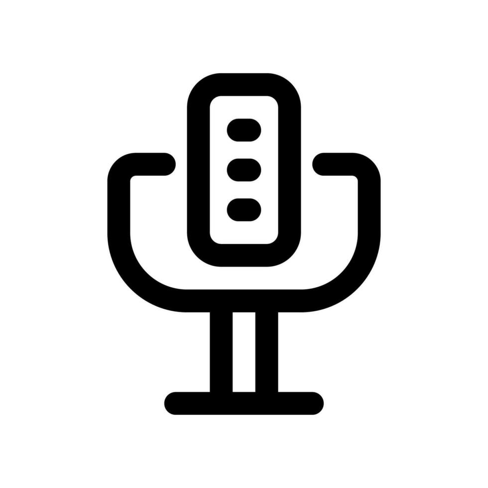 microphone icon. vector icon for your website, mobile, presentation, and logo design.