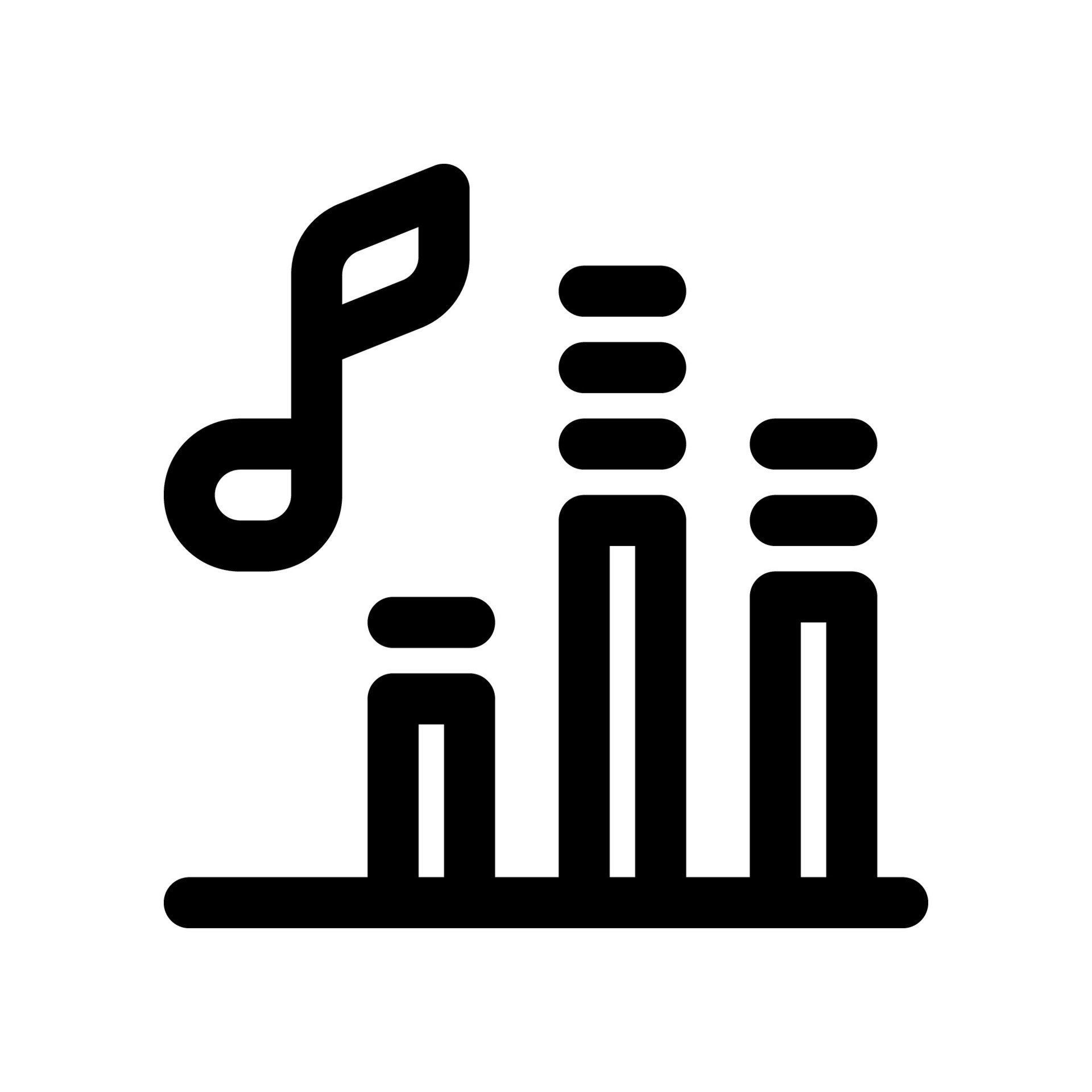 sound bar icon. vector icon for your website, mobile, presentation, and