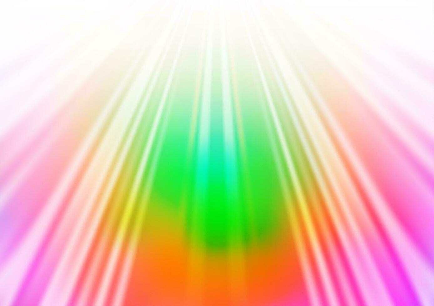 Light Multicolor, Rainbow vector texture with colored lines.