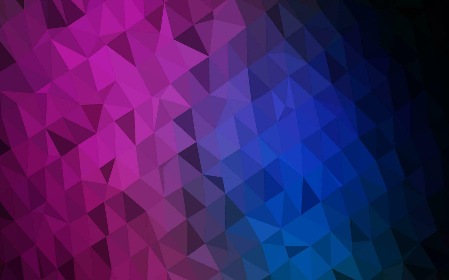 Dark Pink, Blue vector abstract polygonal layout.