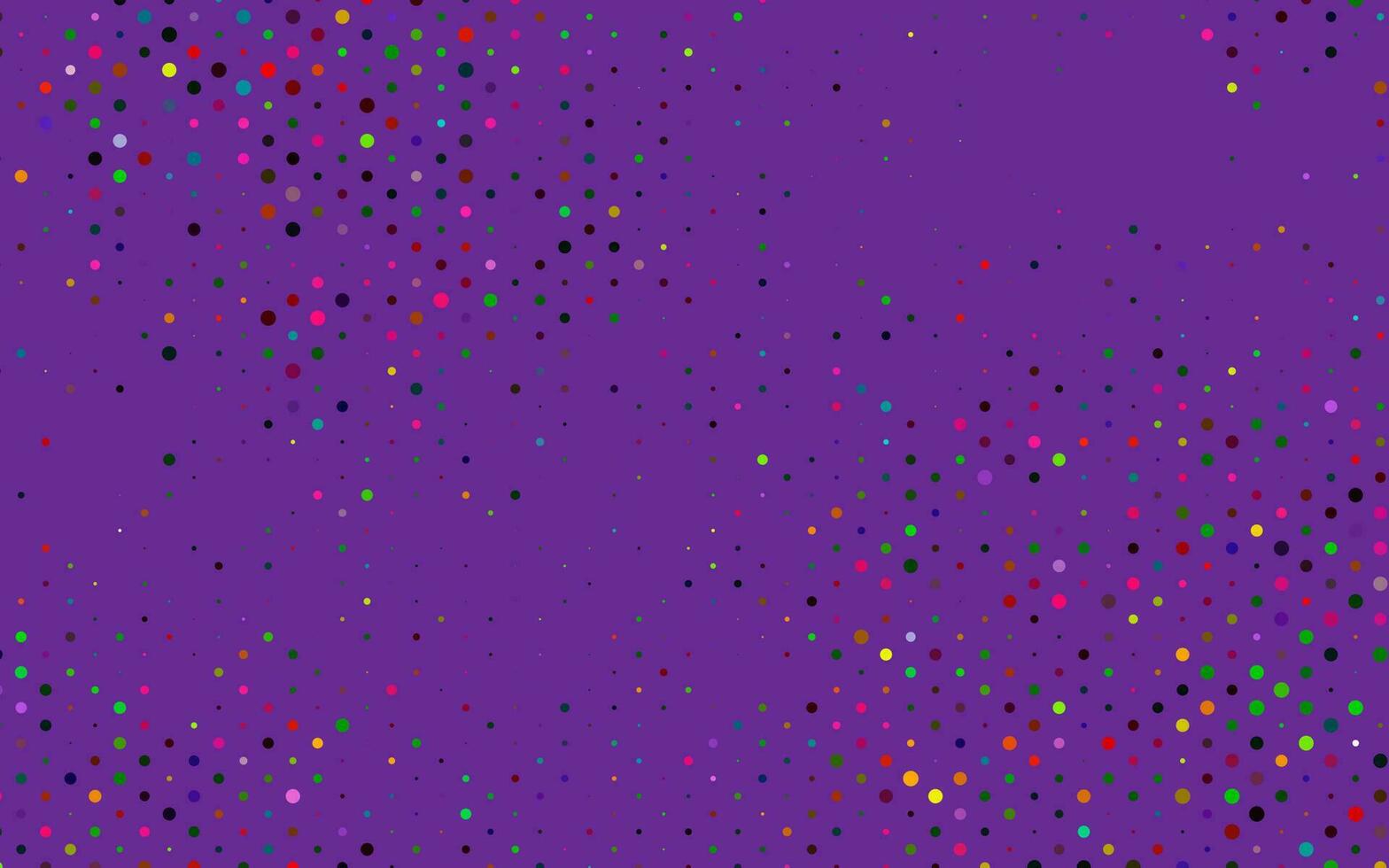 Light Multicolor, Rainbow vector background with bubbles.