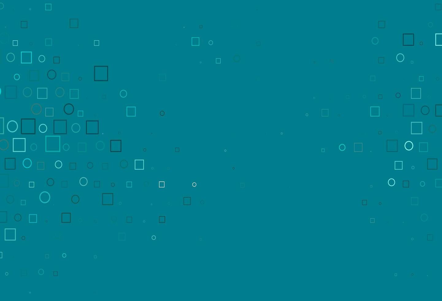 Light BLUE vector background with circles, rectangles.