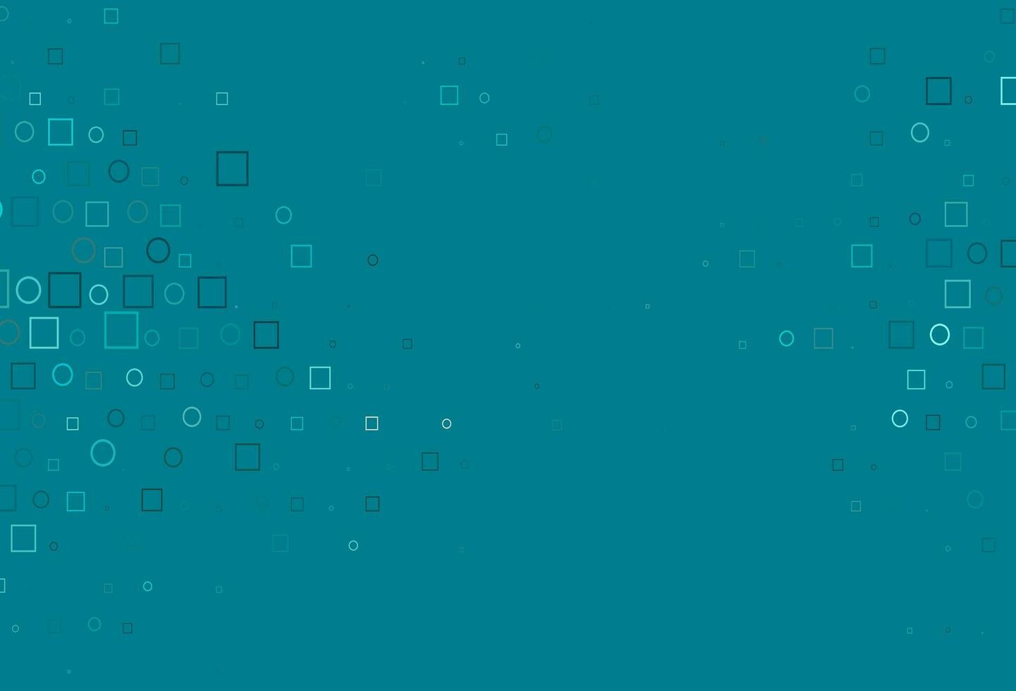 Light BLUE vector background with circles, rectangles.