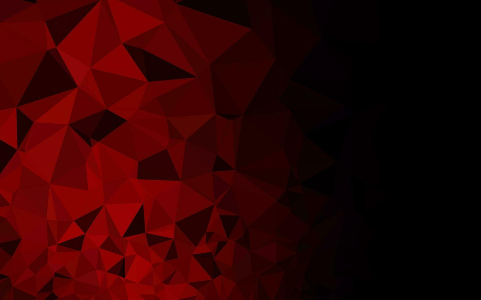 Dark Red vector abstract polygonal layout.