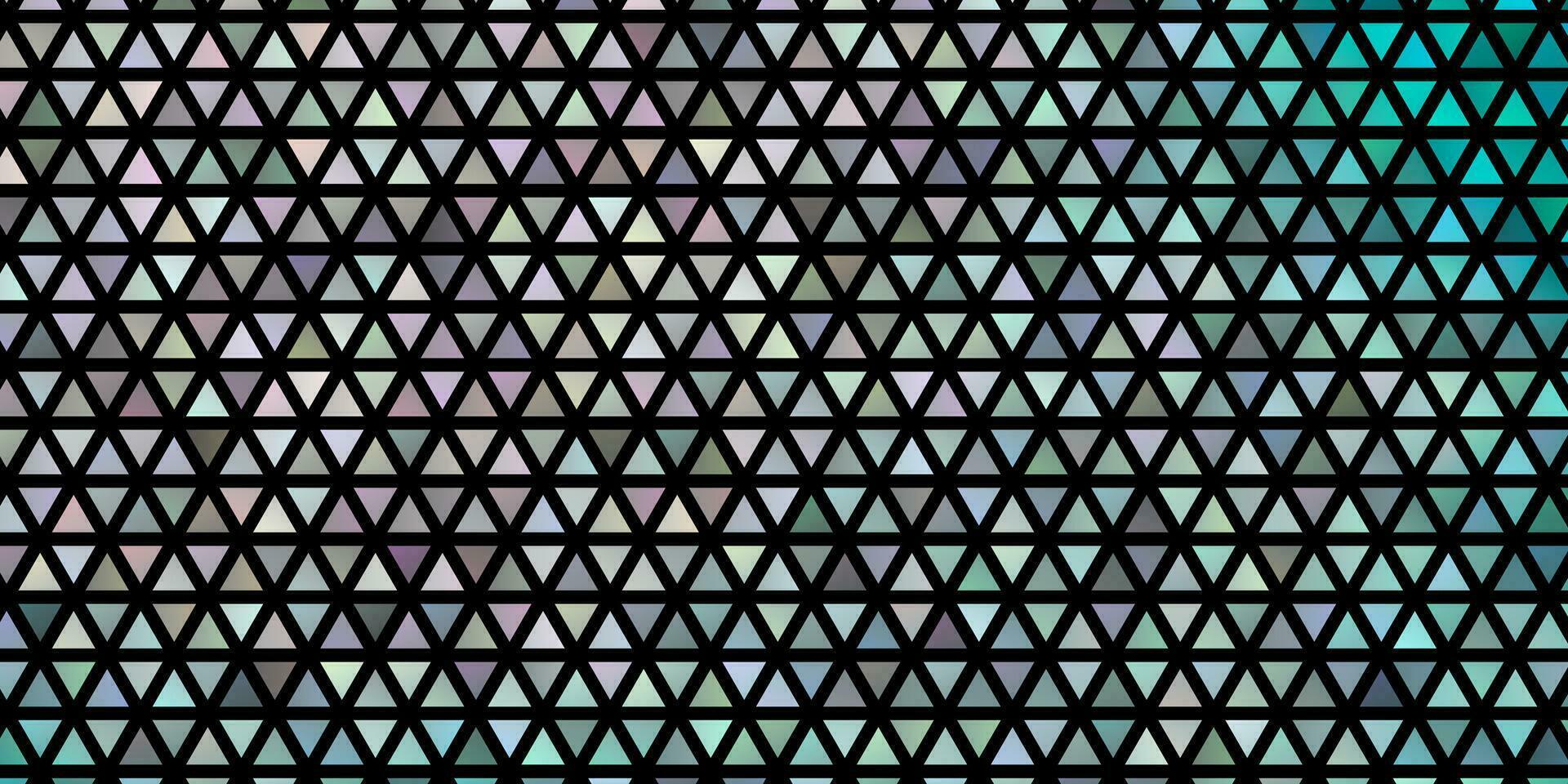 Light Blue, Green vector layout with lines, triangles.