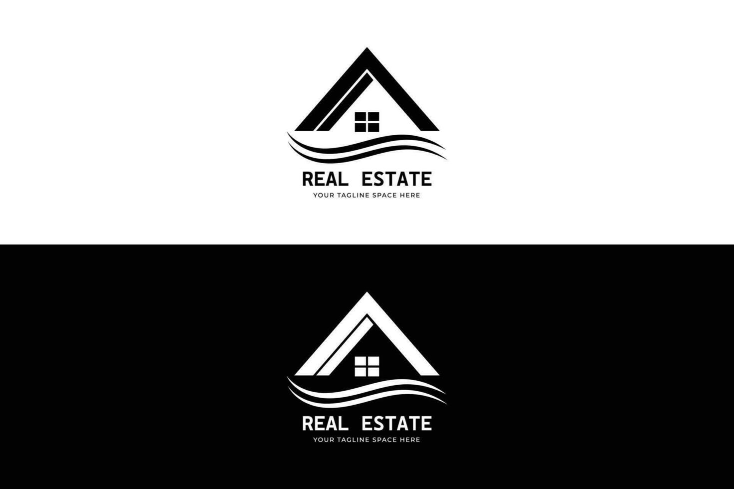 diseño de logotipo para inmobiliaria vector