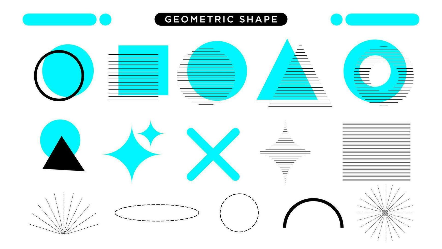 geometric shapes. Memphis design, retro element for web, vantage, advertising, commercial banner, poster, flyer, billboard, sale. vector