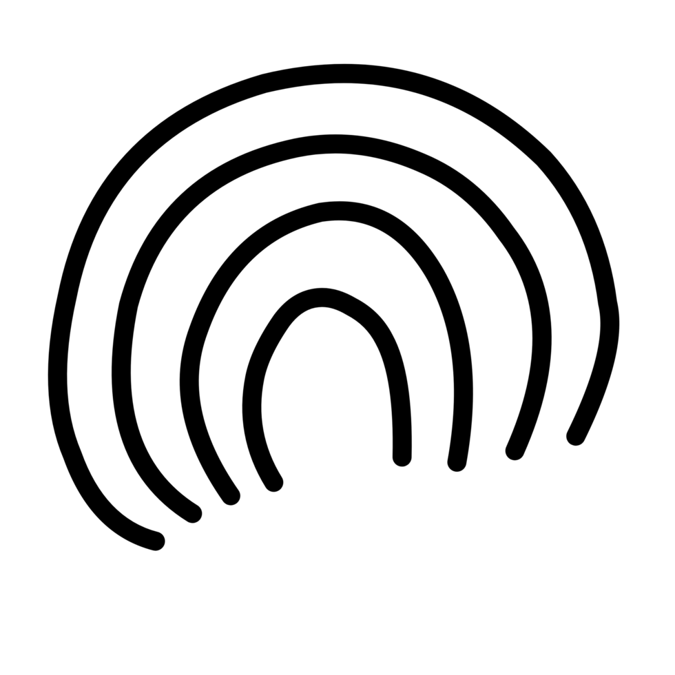 Scribbled line doodle png