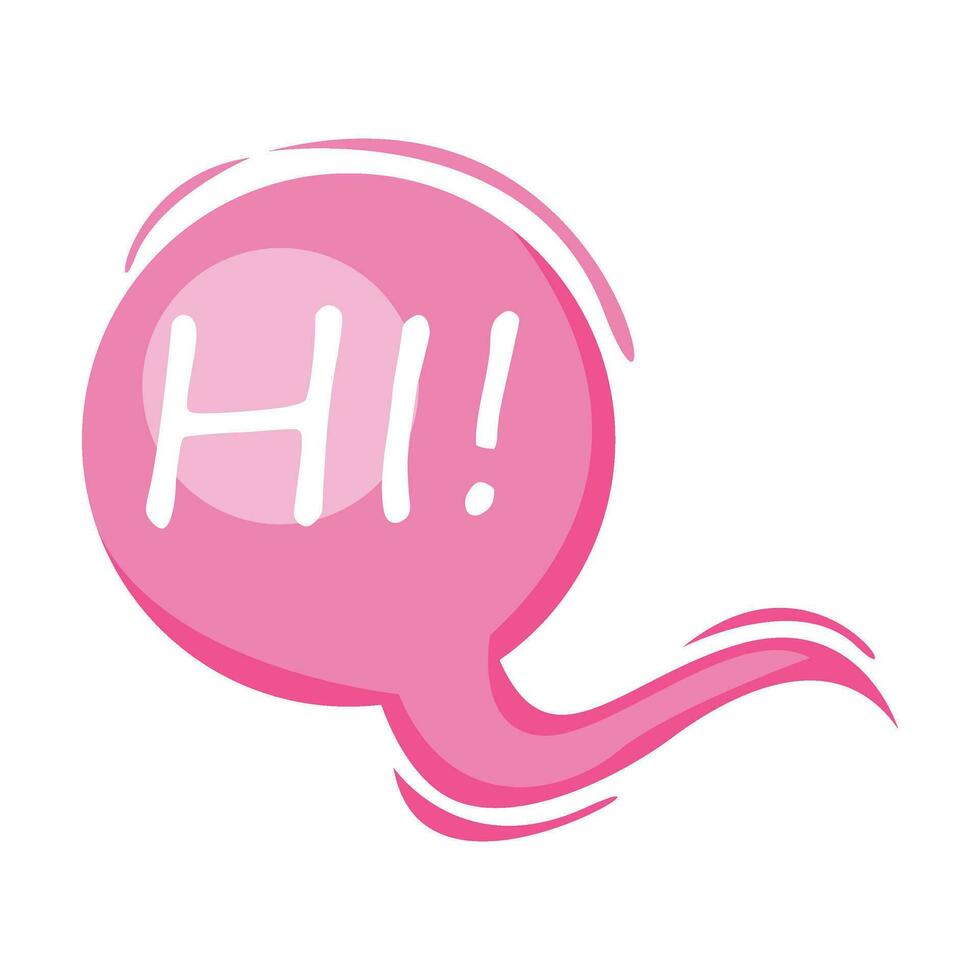 Bubble Chat Cartoon vector