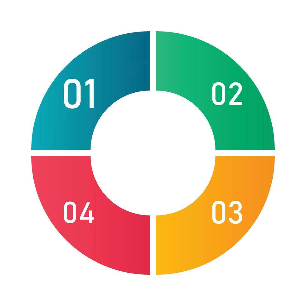 Rainbow Infographic Business vector