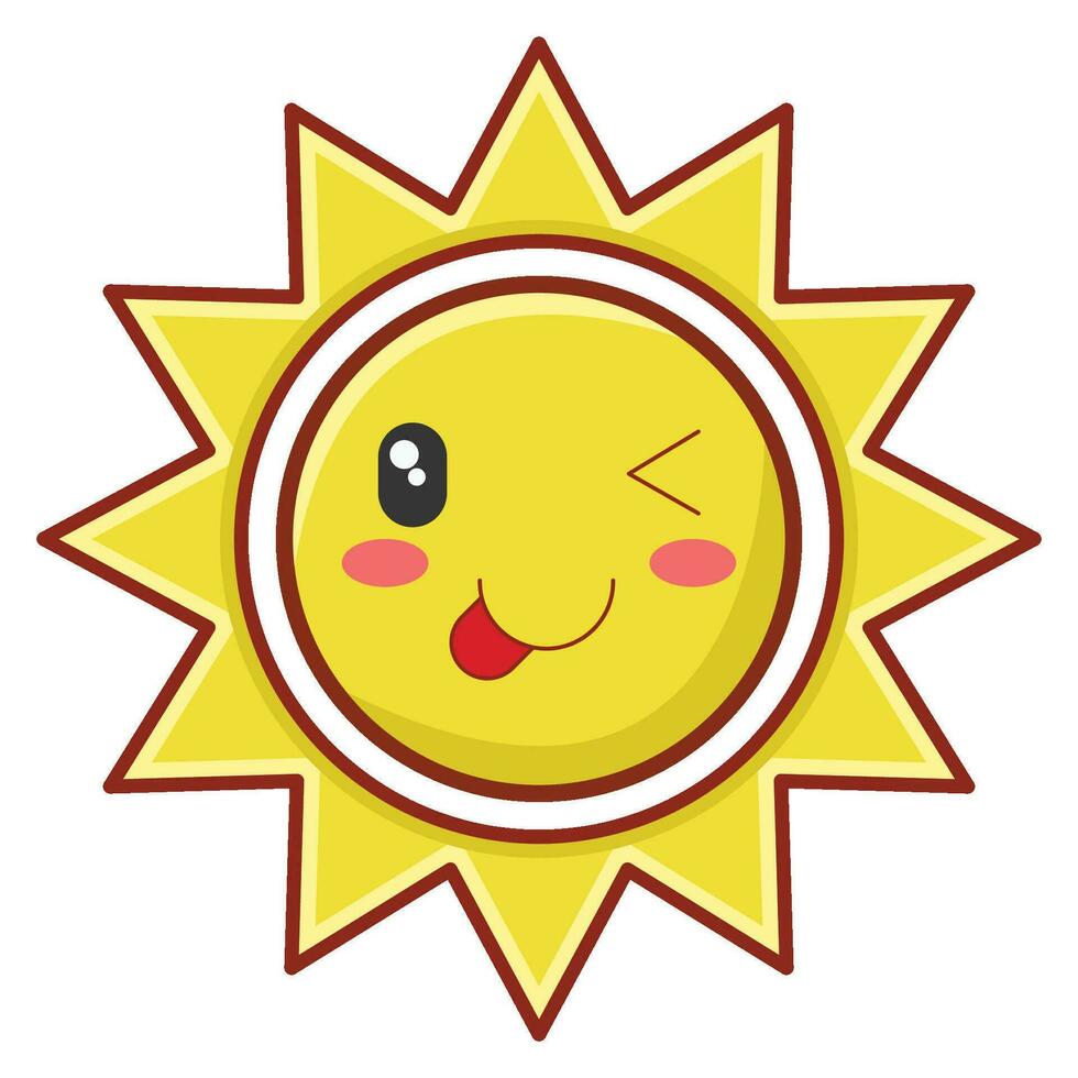 Sun Cartoon Vector