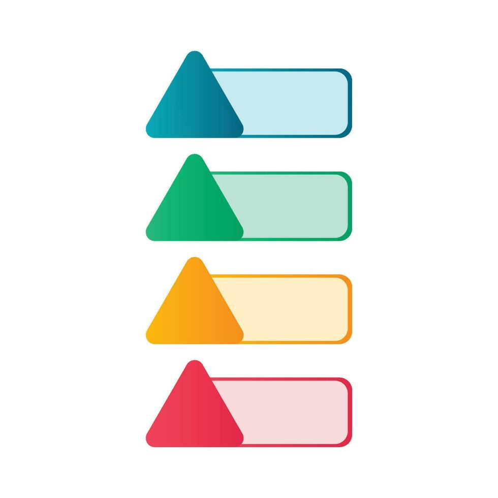 Rainbow Infographic Business vector