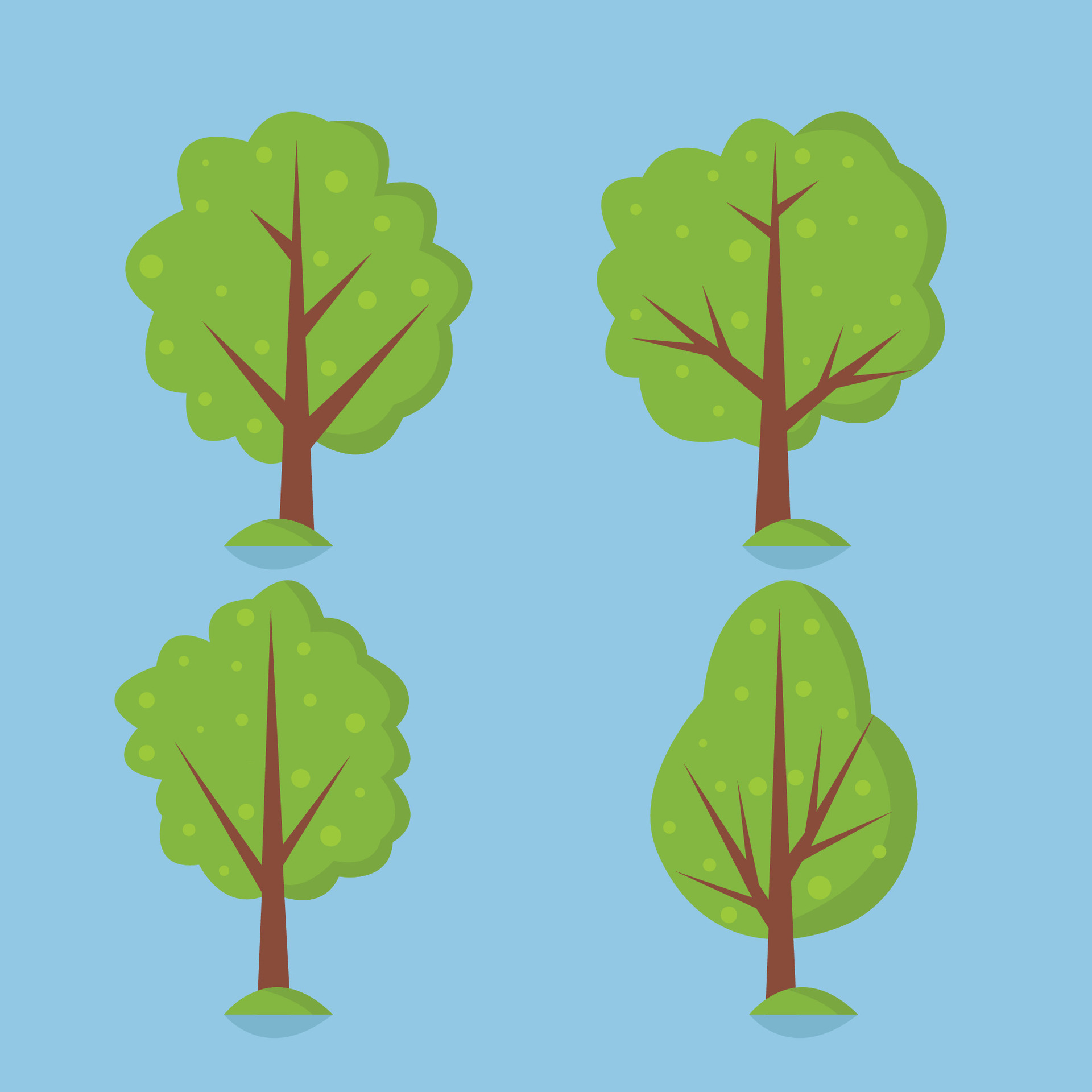 Element Tree Collection 27579295 Vector Art at Vecteezy