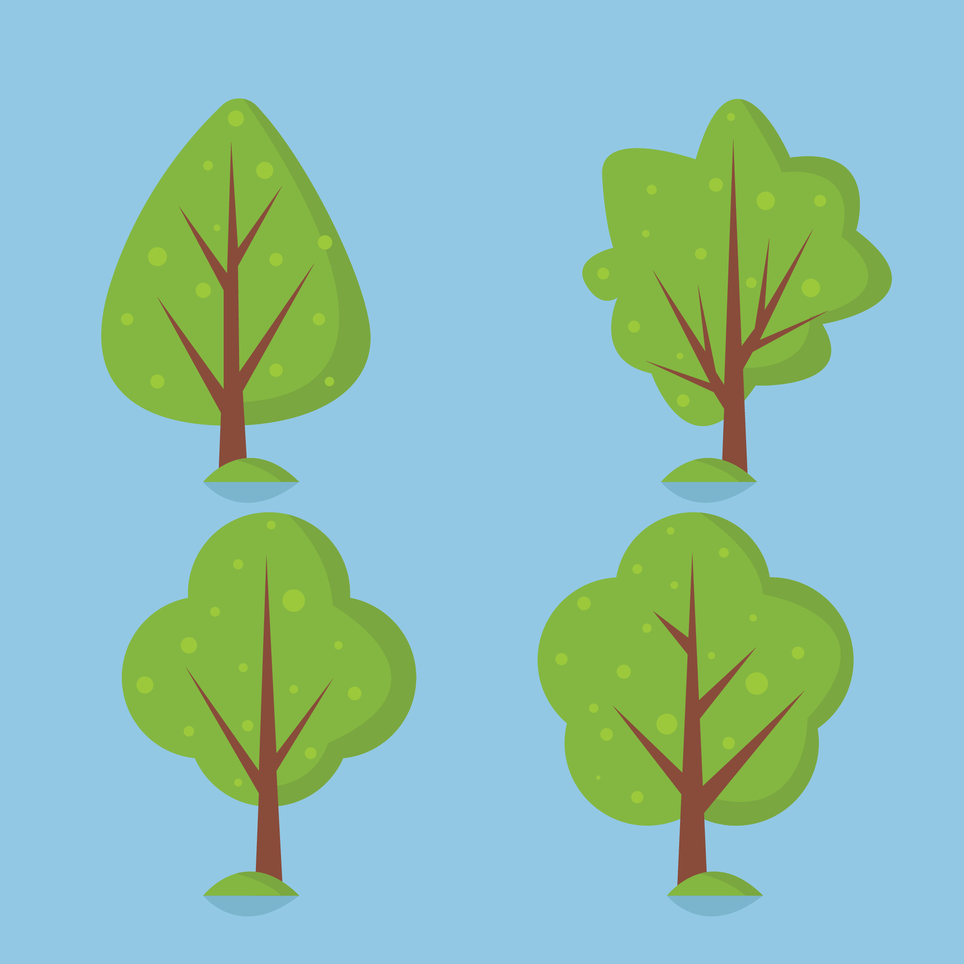 Element Tree Collection 27579308 Vector Art at Vecteezy