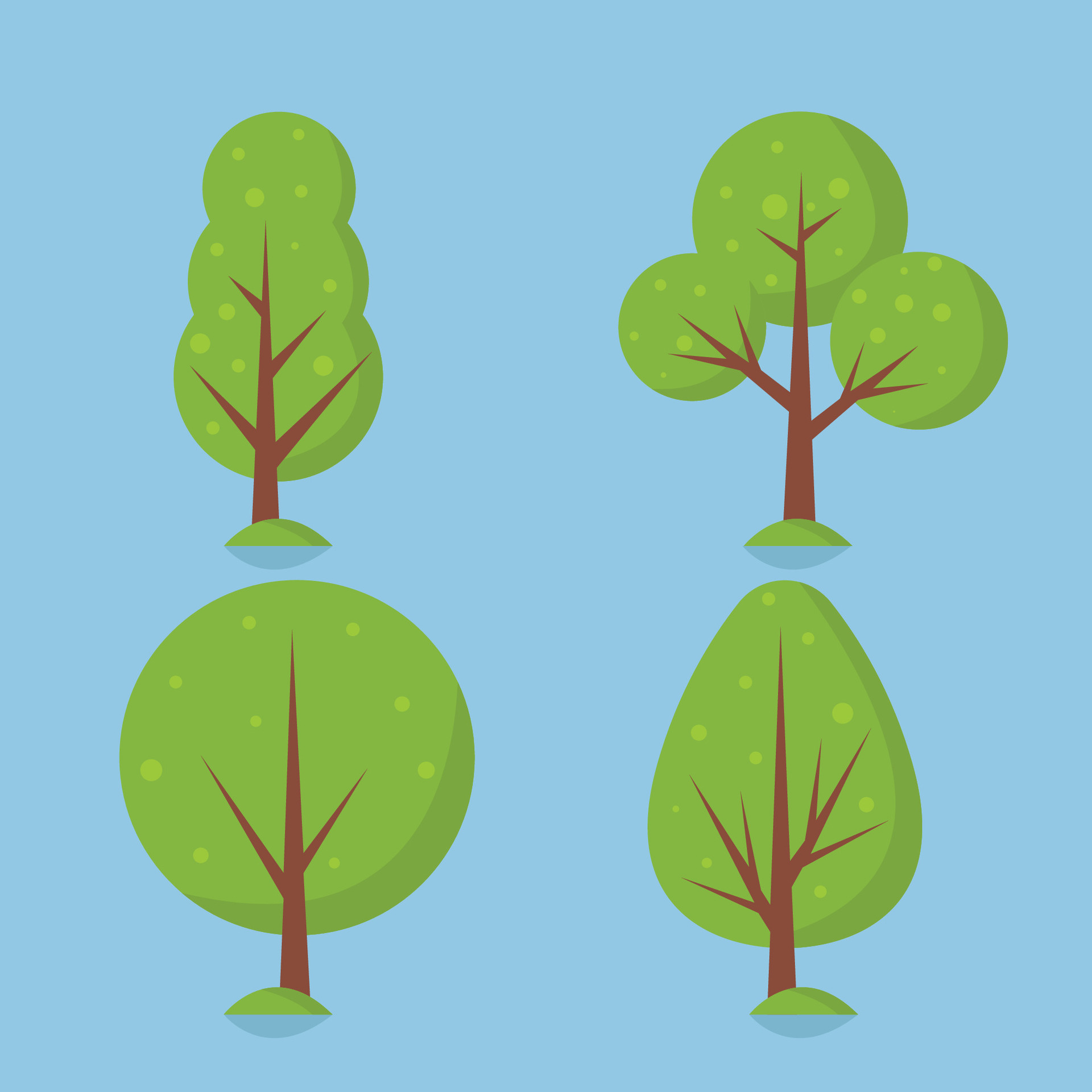 Element Tree Collection 27579311 Vector Art at Vecteezy