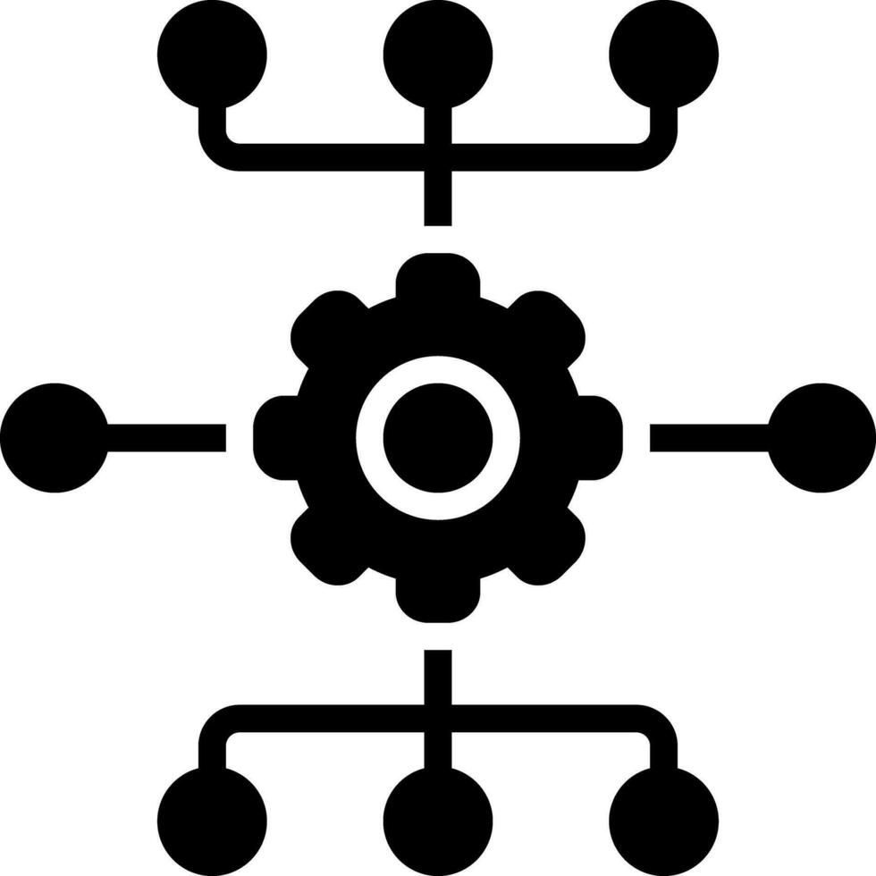 solid icon for system vector