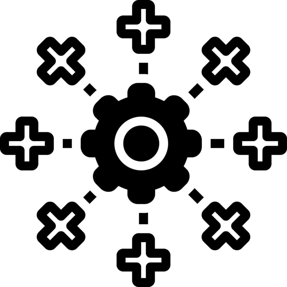 solid icon for system vector
