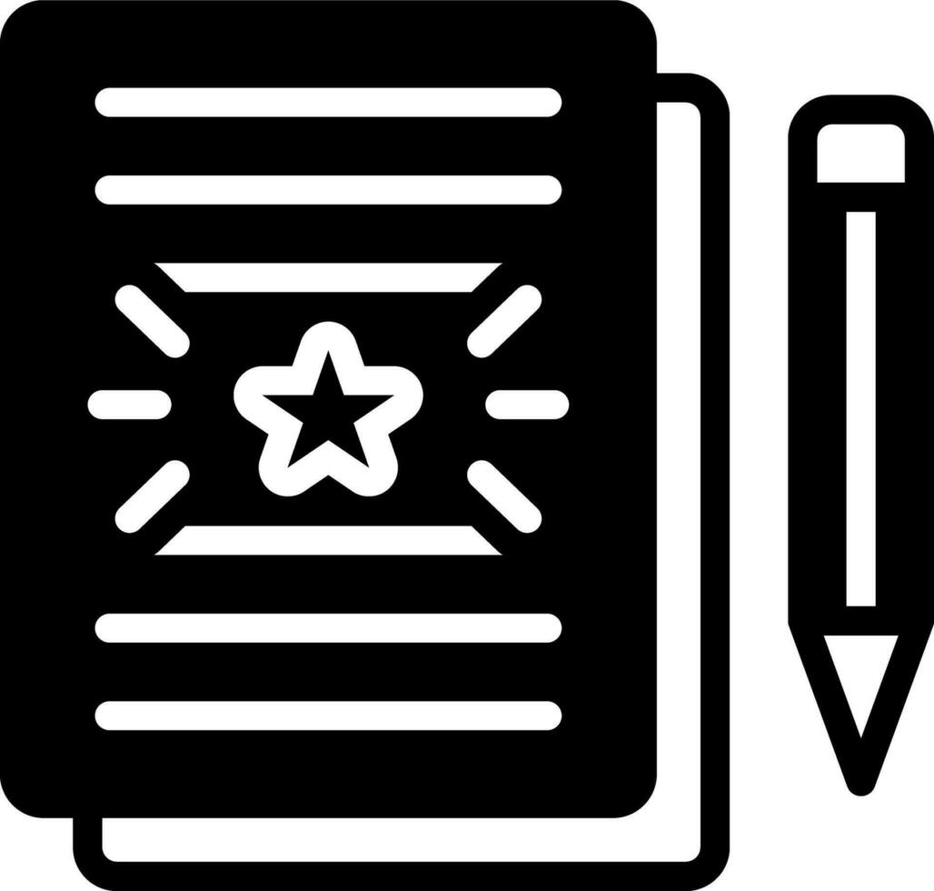 solid icon for conclusion vector