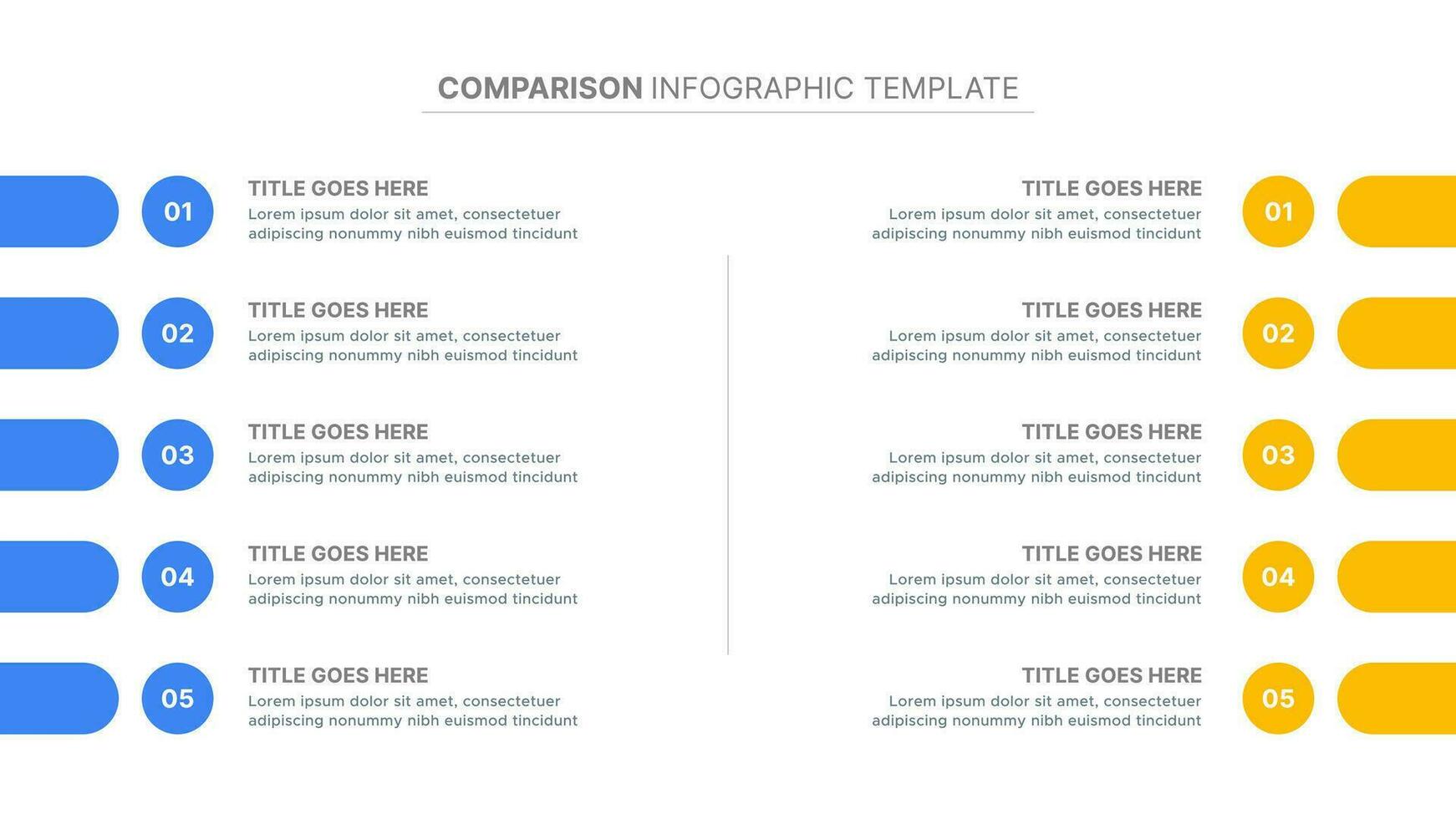 Dos and Don'ts Comparison Modern Infographic Design Template vector