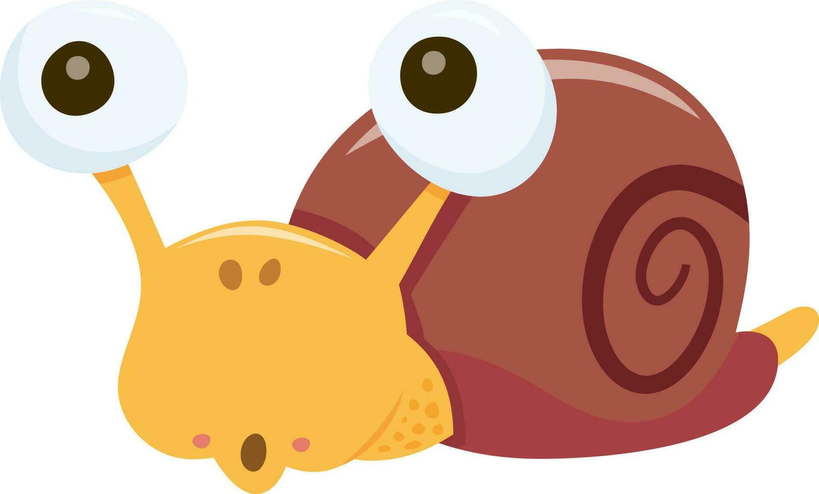 Cartoon Cute Snail vector