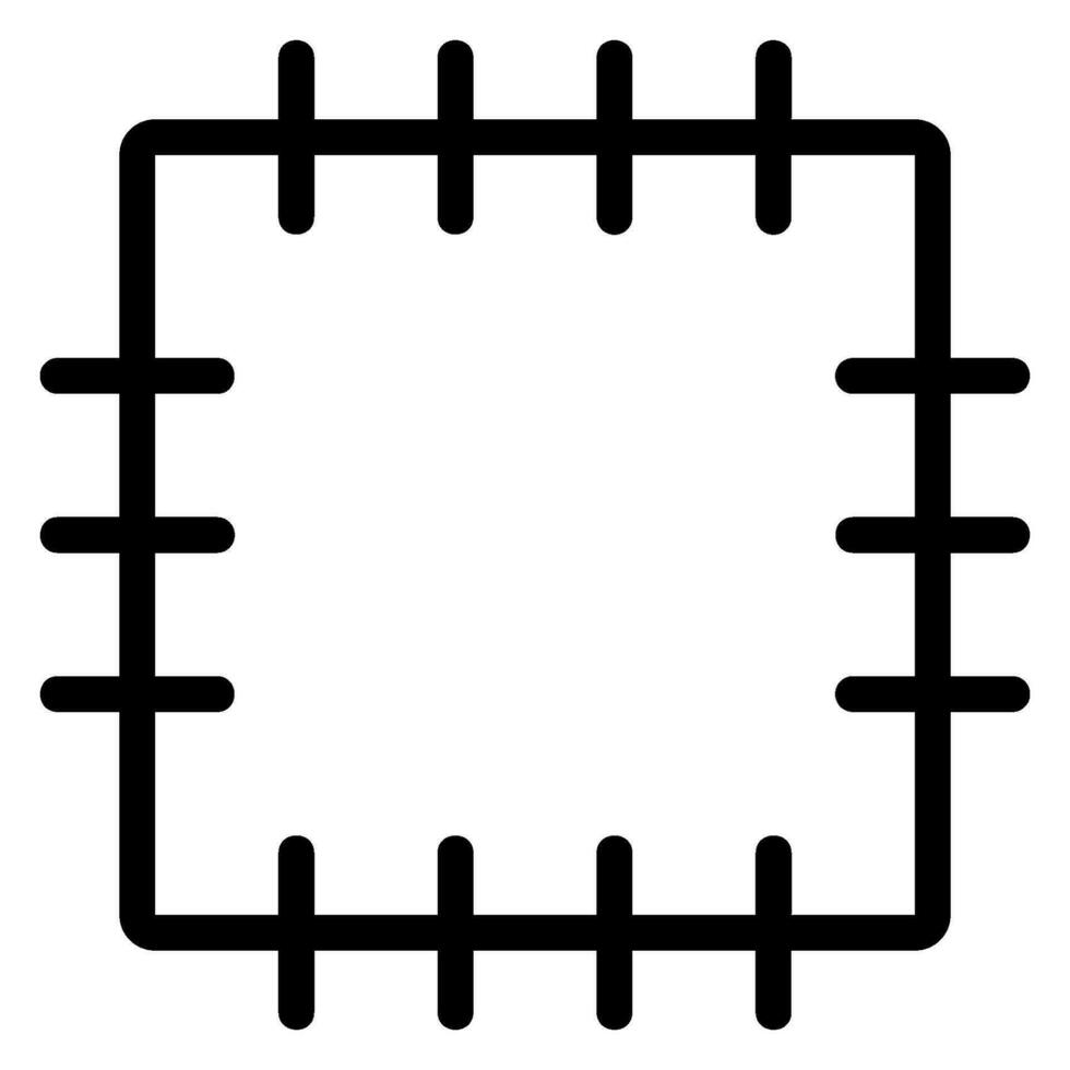 patchwork line icon vector