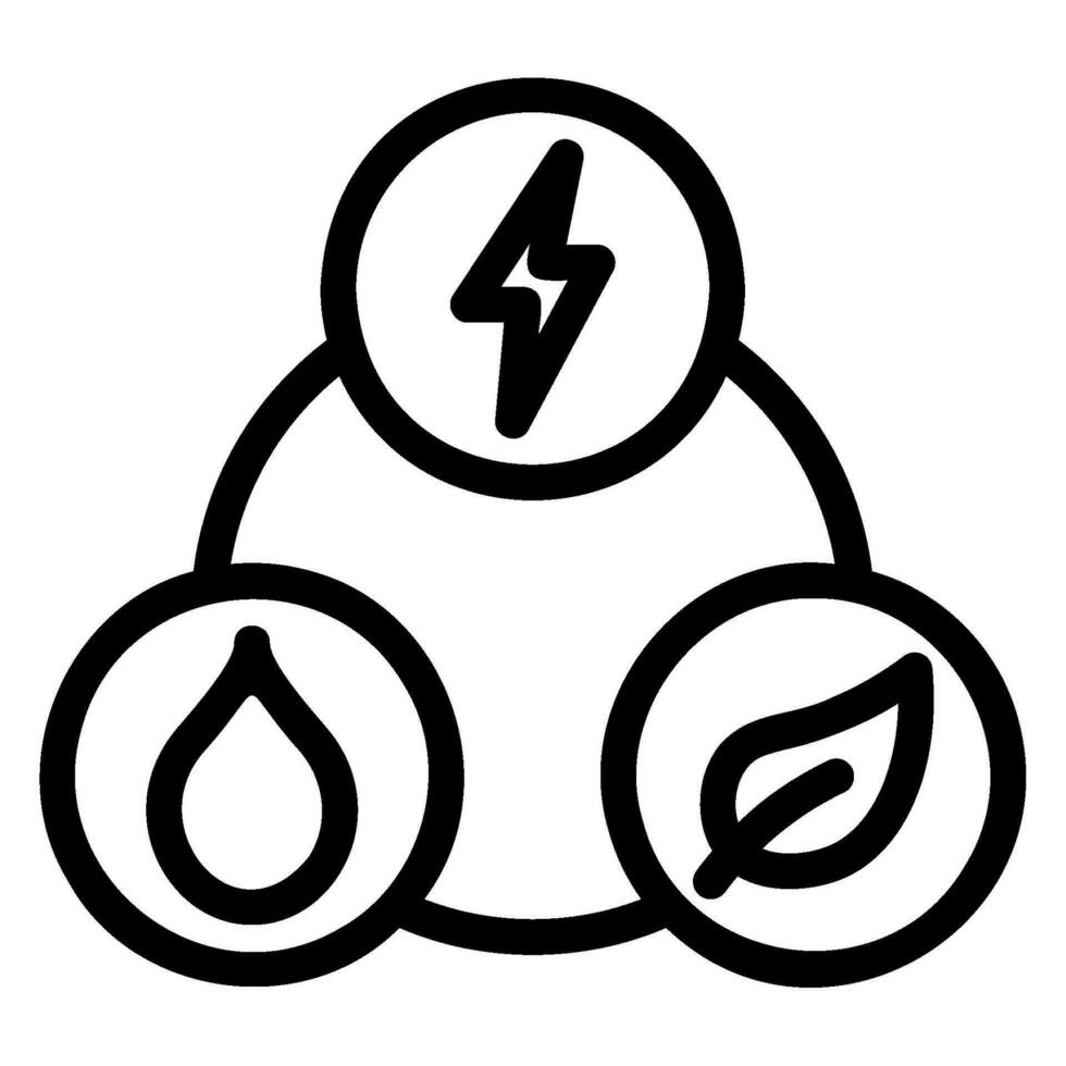 natural resources line icon vector