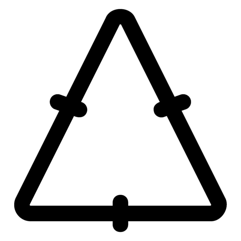 triangle glyph icon vector
