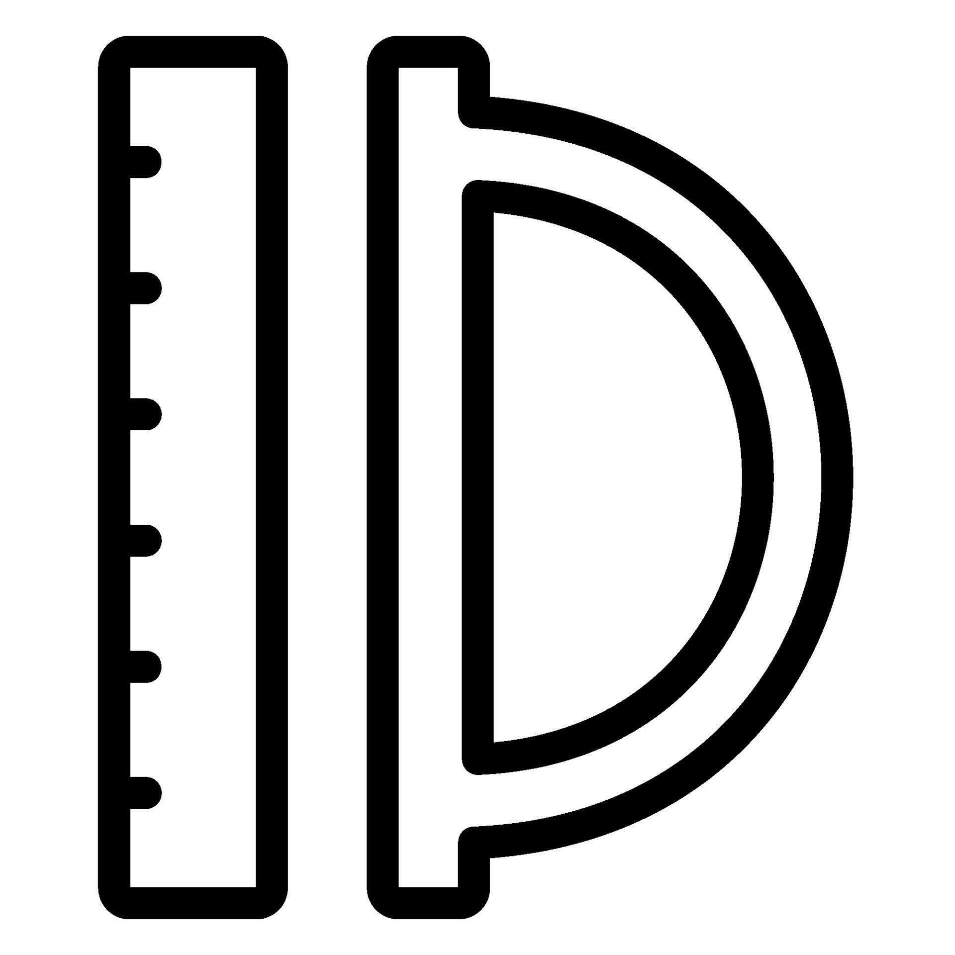 rulers line icon 27580365 Vector Art at Vecteezy